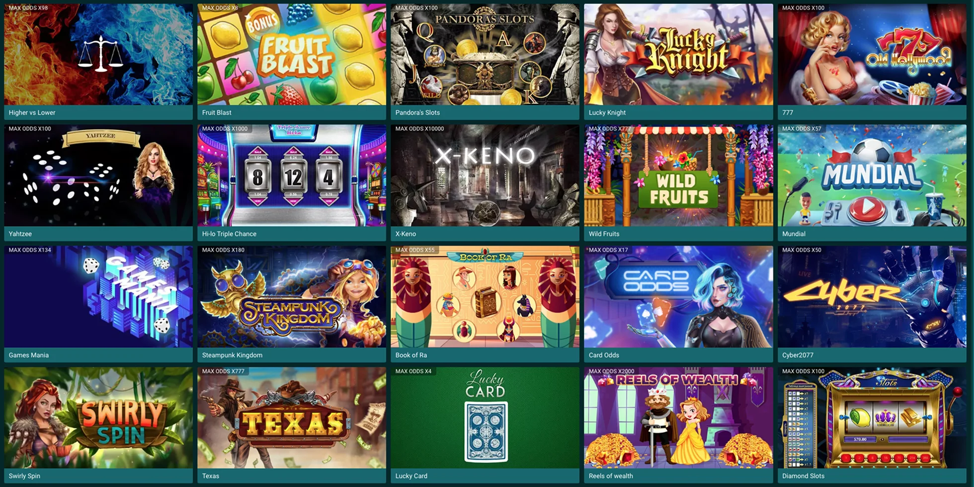 22Bet Online Casino Slots